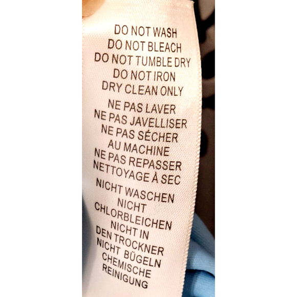 Adrianna Papell Floral Maxi Dress Size 12 Blue w Tassel Tie Front Stretch Waist - Picture 14 of 16